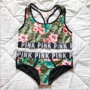 Vs Pink Sports Bra & Panty Set